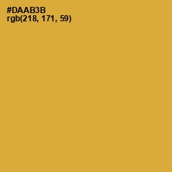 #DAAB3B - Old Gold Color Image