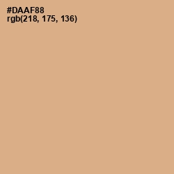 #DAAF88 - Tumbleweed Color Image