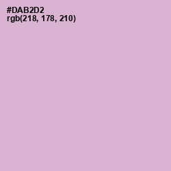 #DAB2D2 - Thistle Color Image