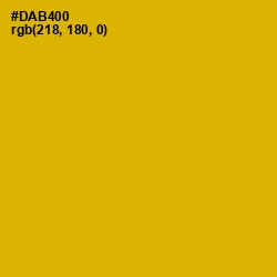 #DAB400 - Galliano Color Image