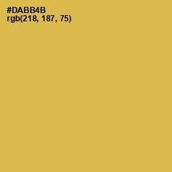 #DABB4B - Turmeric Color Image