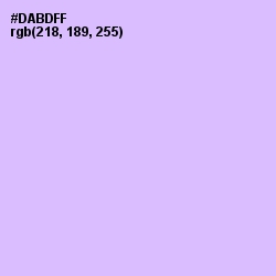 #DABDFF - Perfume Color Image