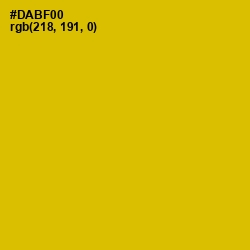 #DABF00 - Galliano Color Image
