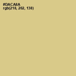 #DACA8A - Winter Hazel Color Image