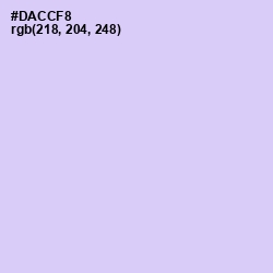 #DACCF8 - Moon Raker Color Image