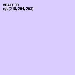 #DACCFD - Moon Raker Color Image