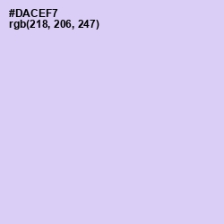 #DACEF7 - Moon Raker Color Image