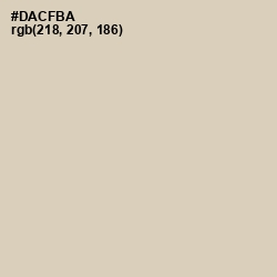 #DACFBA - Sisal Color Image
