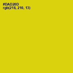 #DAD20D - Barberry Color Image