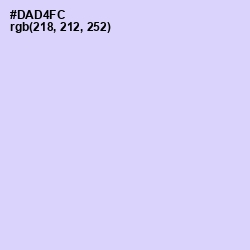 #DAD4FC - Fog Color Image