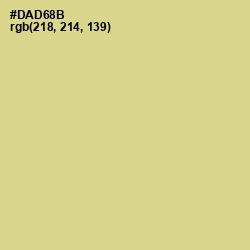 #DAD68B - Winter Hazel Color Image