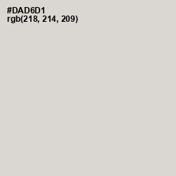 #DAD6D1 - Swiss Coffee Color Image