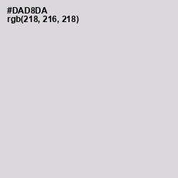 #DAD8DA - Alto Color Image