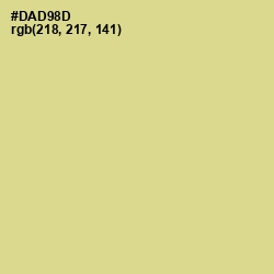 #DAD98D - Winter Hazel Color Image