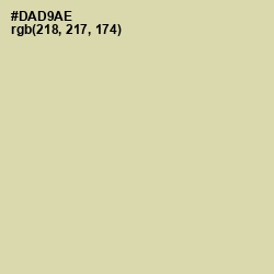 #DAD9AE - Sapling Color Image