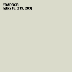#DADBCB - Moon Mist Color Image