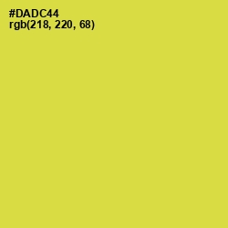 #DADC44 - Wattle Color Image