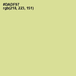#DADF97 - Deco Color Image