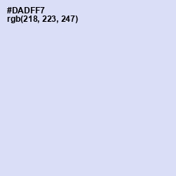 #DADFF7 - Fog Color Image