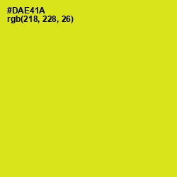 #DAE41A - Bitter Lemon Color Image