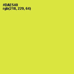 #DAE540 - Wattle Color Image