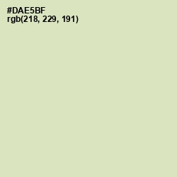 #DAE5BF - Caper Color Image