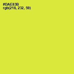 #DAE83B - Pear Color Image