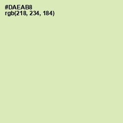 #DAEAB8 - Caper Color Image