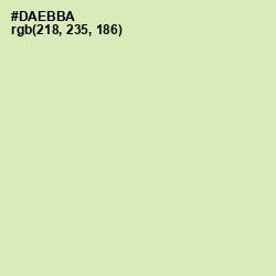 #DAEBBA - Caper Color Image