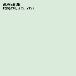 #DAEBDB - Willow Brook Color Image