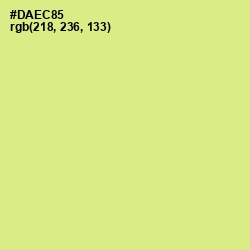 #DAEC85 - Mindaro Color Image