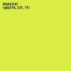 #DAED47 - Starship Color Image