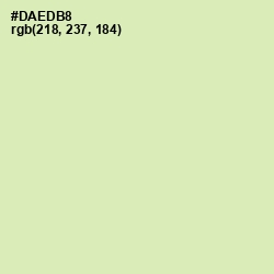 #DAEDB8 - Caper Color Image