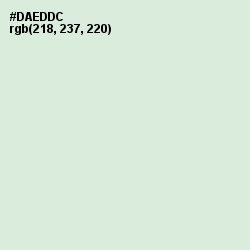 #DAEDDC - Willow Brook Color Image