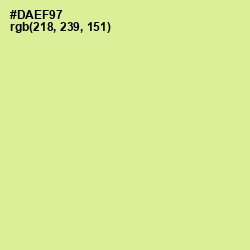 #DAEF97 - Primrose Color Image