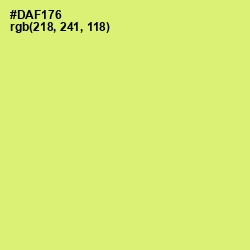#DAF176 - Sulu Color Image