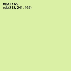 #DAF1A5 - Gossip Color Image