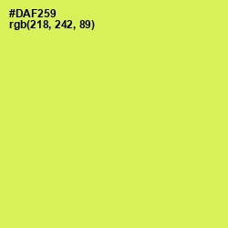#DAF259 - Starship Color Image
