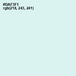 #DAF3F1 - Iceberg Color Image