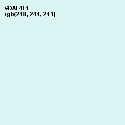 #DAF4F1 - Iceberg Color Image