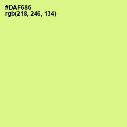 #DAF686 - Mindaro Color Image