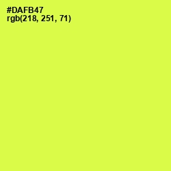 #DAFB47 - Starship Color Image