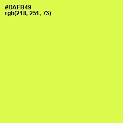 #DAFB49 - Starship Color Image