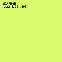 #DAFB6B - Sulu Color Image