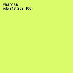 #DAFC6A - Sulu Color Image