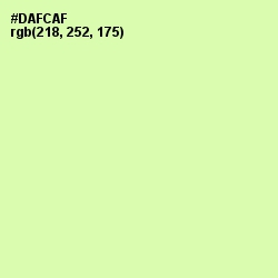 #DAFCAF - Gossip Color Image