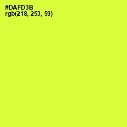 #DAFD3B - Pear Color Image