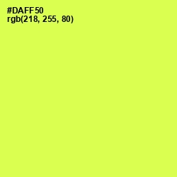 #DAFF50 - Starship Color Image