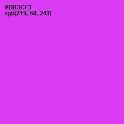 #DB3CF3 - Razzle Dazzle Rose Color Image