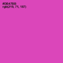 #DB47BB - Brilliant Rose Color Image